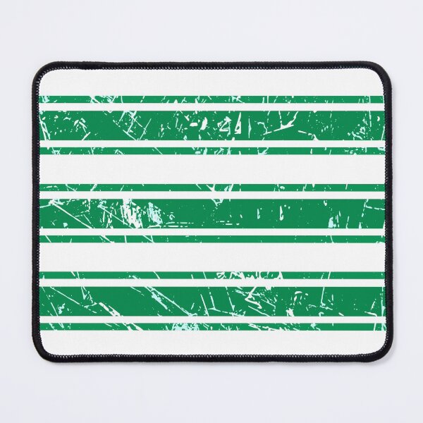 Item preview, Glasgow Celtic Football Club Green and White Distressed Hooped Design designed and sold by MacPean.