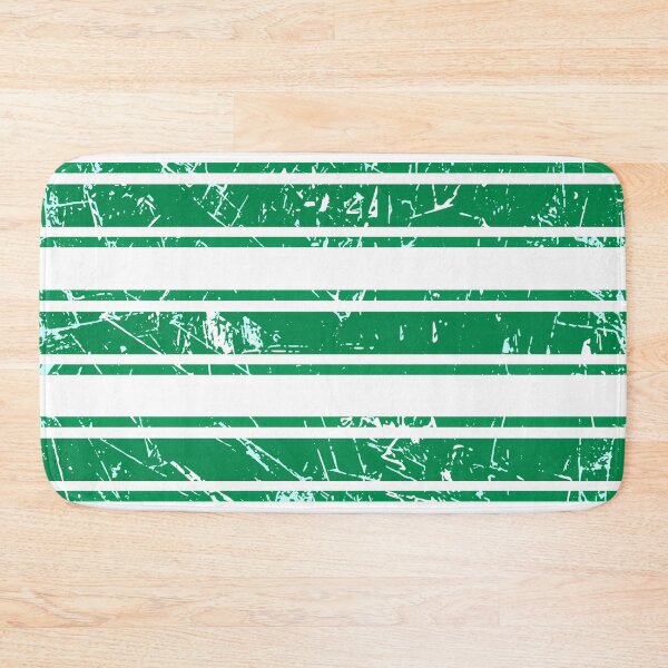 Item preview, Glasgow Celtic Football Club Green and White Distressed Hooped Design designed and sold by MacPean.