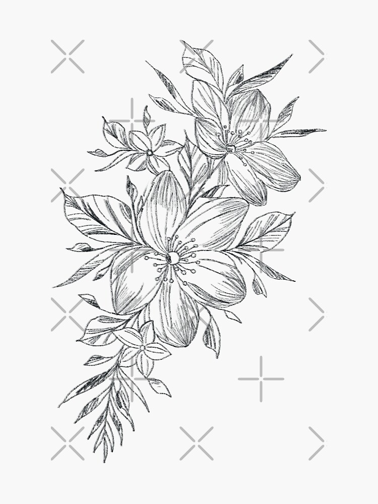 Carnation drawing flower sketch. AI | Free Photo Illustration - rawpixel