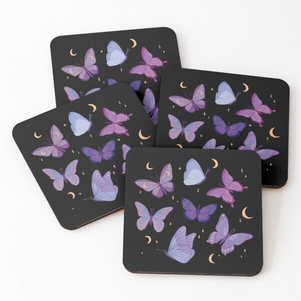 Item preview, Butterflies Moons and Stars designed and sold by elevenkivi.