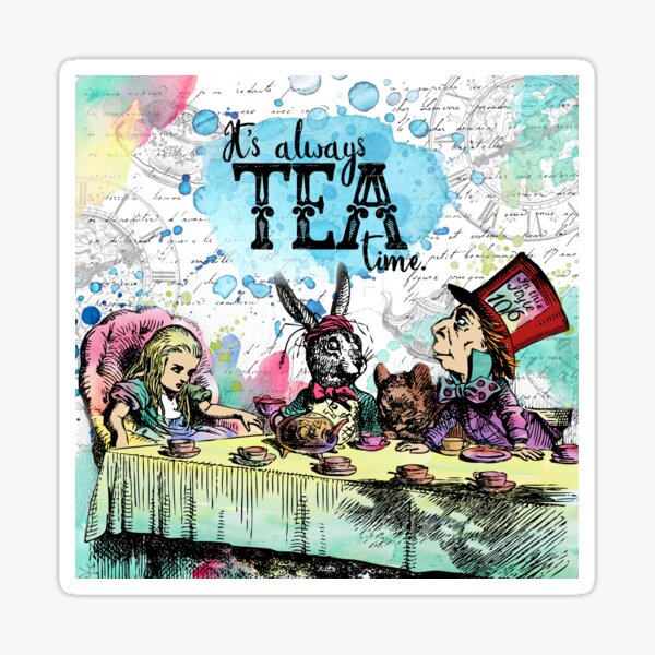 Alice im Wunderland - Teezeit Sticker