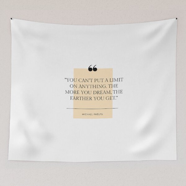 Item preview, Michael Phelps Quote designed and sold by Swimerch.