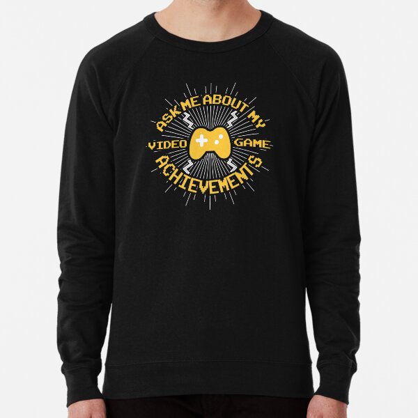 Item preview, Ask me about my video game achievements designed and sold by nektarinchen.