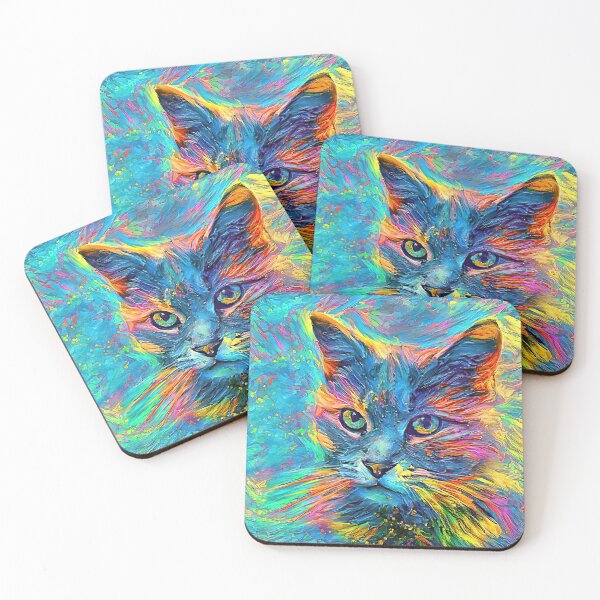 Item preview, DeepStyle abstraction abstract cat designed and sold by blackhalt.