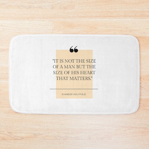 Item preview, Evander Holyfield Quote designed and sold by Swimerch.