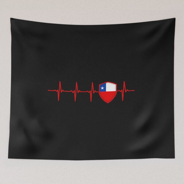 Item preview, CHILI Heartbeat Flag designed and sold by Just Be Different.