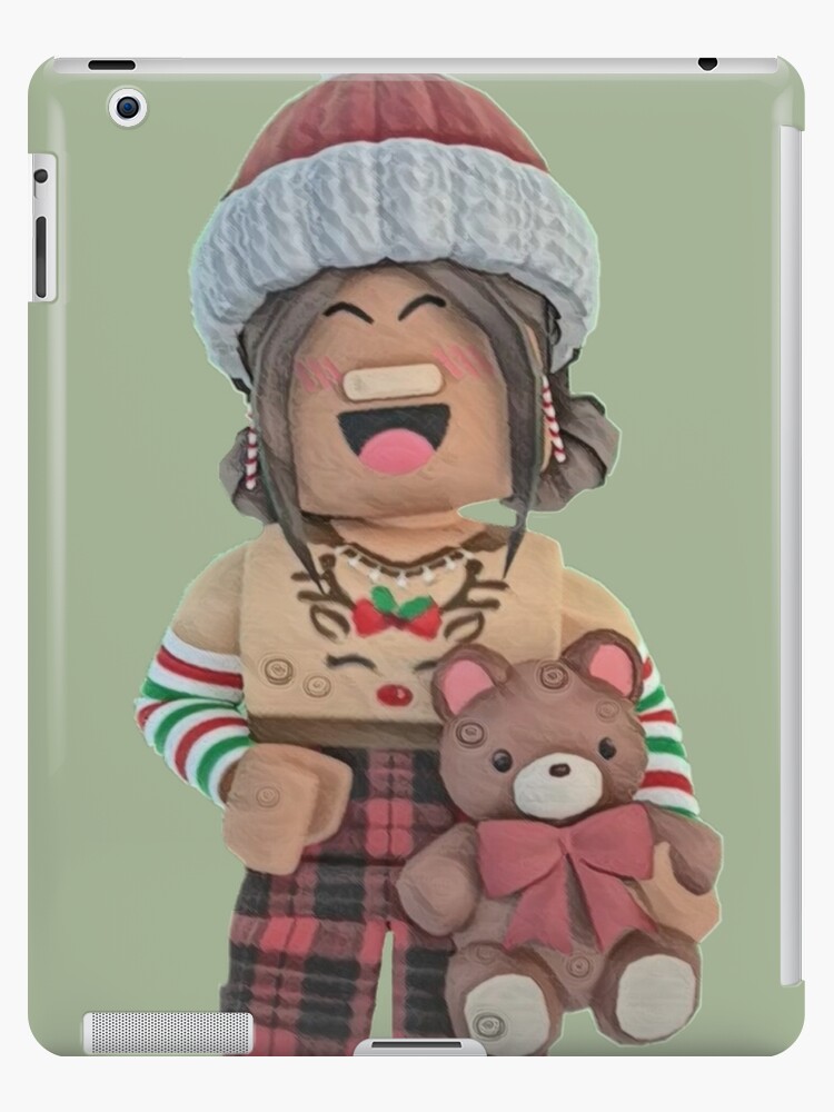 Bloxburg Bloxburg girl with her puppy iPad Case & Skin for Sale
