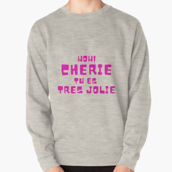 J. Crew oui mon cheri graphic sweatshirt, Parisian print button