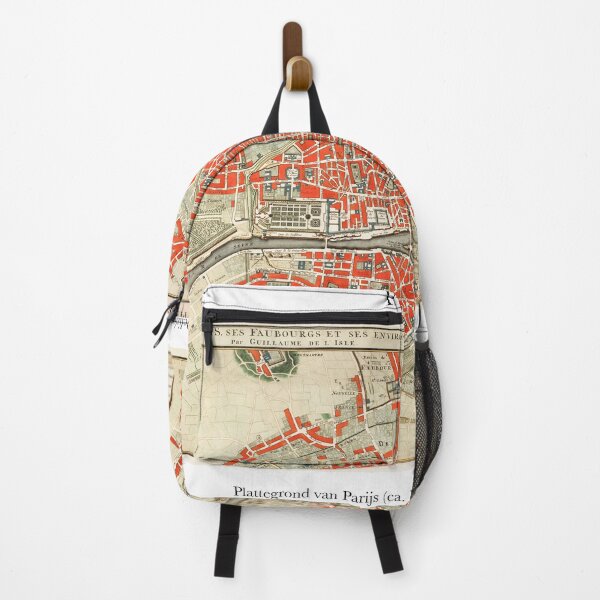 Item preview, Guillaume Delisle - Paris vintage old map designed and sold by FrostMintStudio.