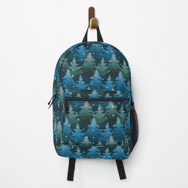 Item preview, Winter forest with blue fir trees designed and sold by Galo4ka555.