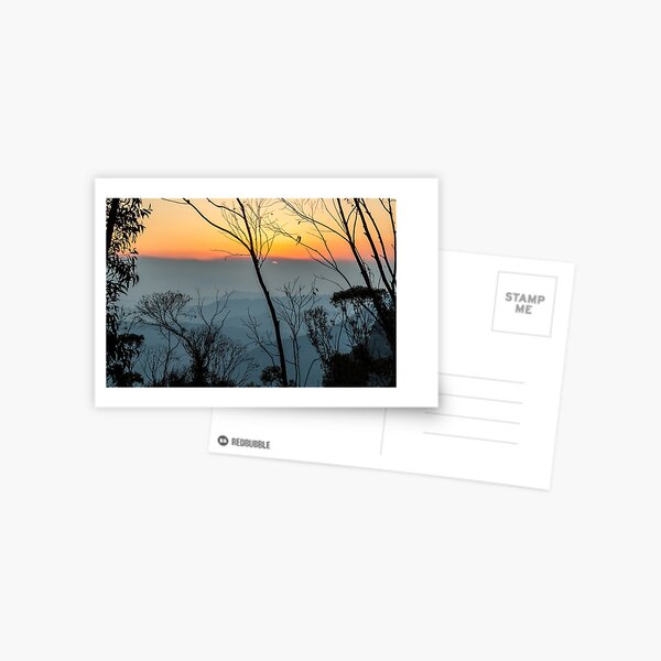 Item preview, Megalong sunset designed and sold by Jeanne Kinninmont.