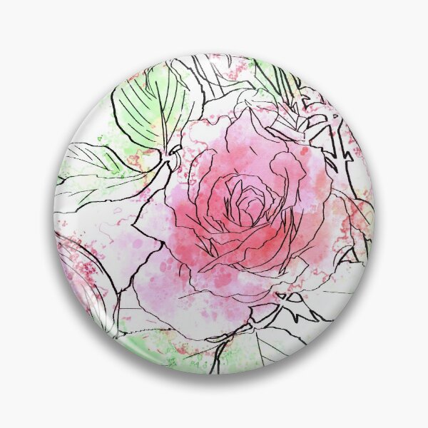 Artikelvorschau, Aquarell Rosen entworfen und verkauft von Saanis.