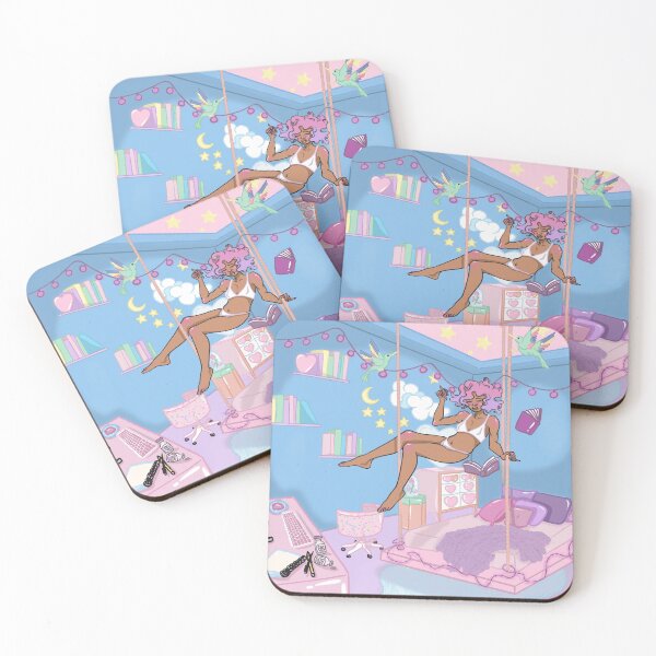 Item preview, Lila Floating in Her Room designed and sold by CosprincessArt.