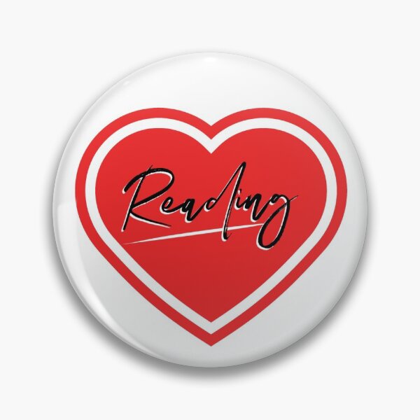 Item preview, Me encanta leer en forma de corazón designed and sold by writeabledreams.