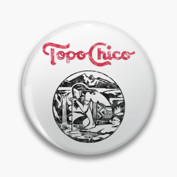 Item preview, aztec princess - Topo Chico agua mineral worn and washed logo (sparkling mineral water) designed and sold by Vela Barrera.