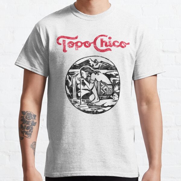 aztec princess - Topo Chico agua mineral worn and washed logo (sparkling mineral water) Classic T-Shirt