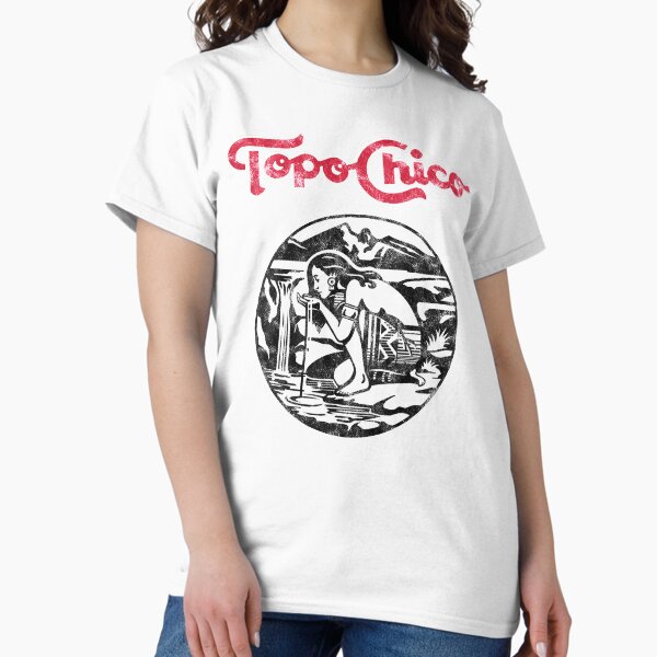 Item preview, aztec princess - Topo Chico agua mineral worn and washed logo (sparkling mineral water) designed and sold by Vela Barrera.