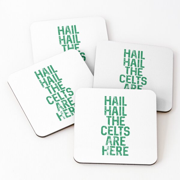 Item preview, Hail Hail The Celts Are Here, Glasgow Celtic Football Club Green Distressed Text Design designed and sold by MacPean.