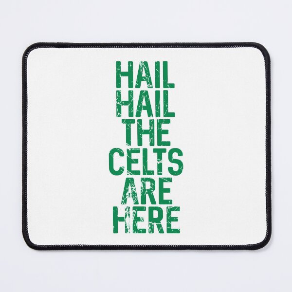 Item preview, Hail Hail The Celts Are Here, Glasgow Celtic Football Club Green Distressed Text Design designed and sold by MacPean.