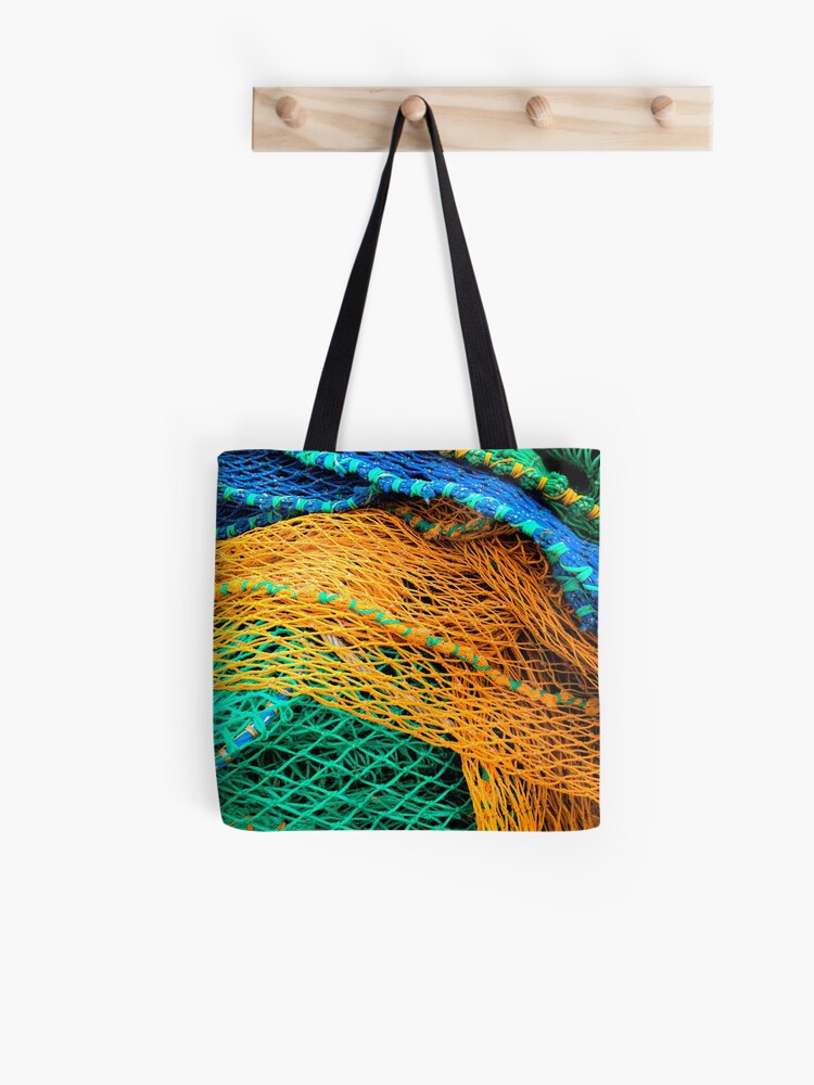 Colourful fishing nets Tote Bag for Sale by Hazel Weston