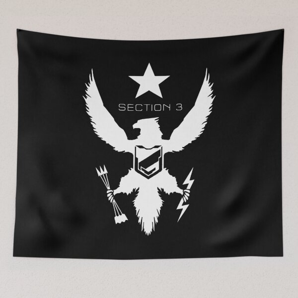 Item preview, ONI Section 3 Logo - White - Large designed and sold by ONI-Creative.