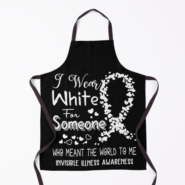 Item preview, I Wear White For Invisible Illness Awareness designed and sold by Tadmab.