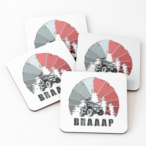 Item preview, ATV Girl Quad Biker Chic Four Wheeler Winter Sports BRAAAP designed and sold by Rabbitti.