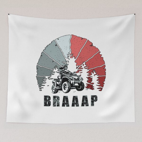 Item preview, ATV Girl Quad Biker Chic Four Wheeler Winter Sports BRAAAP designed and sold by Rabbitti.