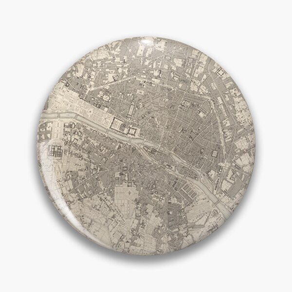 Item preview, Vintage Antique Map Eastern Division of Paris designed and sold by FrostMintStudio.