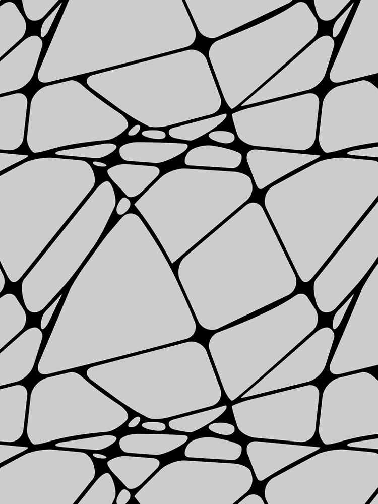 Thumbnail 5 von 5, A-Linien Kleid, Black and Gray Abstract Mosaic Pattern 1 Pairs Dulux 2022 Popular Colour Surrendered Skies designt und verkauft von ColorOfTheYears.