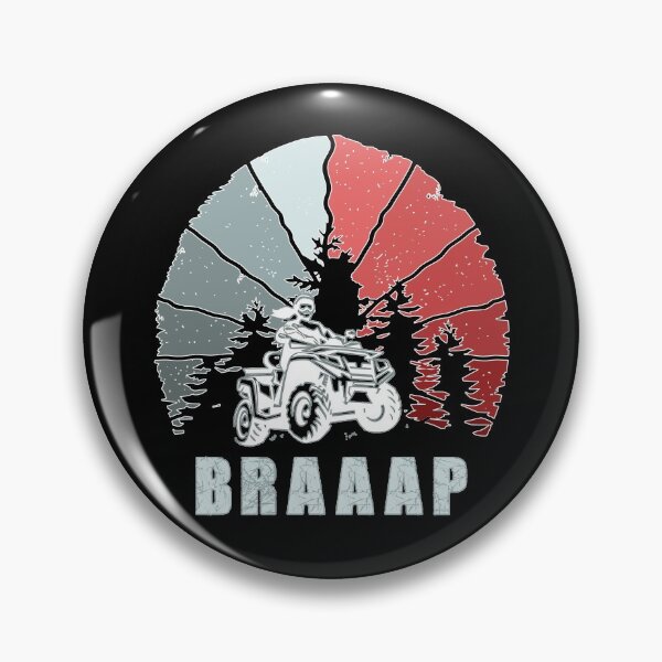 Item preview, ATV Girl Quad Biker Chic Four Wheeler Winter Sports BRAAAP designed and sold by Rabbitti.