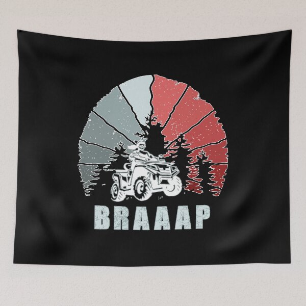 Item preview, ATV Girl Quad Biker Chic Four Wheeler Winter Sports BRAAAP designed and sold by Rabbitti.