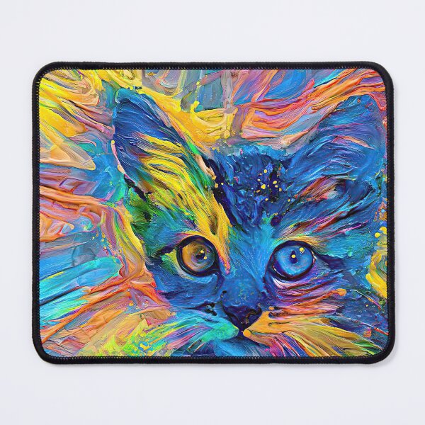 Item preview, DeepStyle abstraction abstract cat designed and sold by blackhalt.