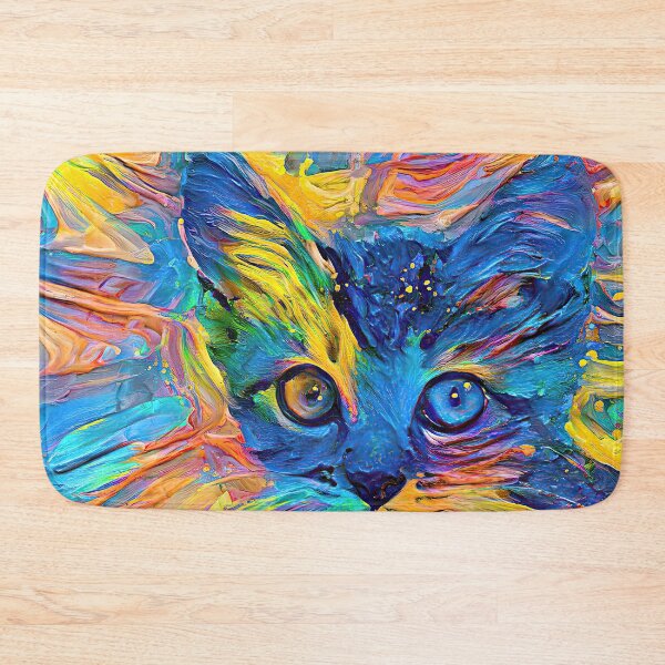 Item preview, DeepStyle abstraction abstract cat designed and sold by blackhalt.