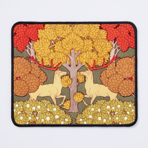 Item preview, Deer and Trees - Remixed Pilliard Verneuil designed and sold by ImagenImages.