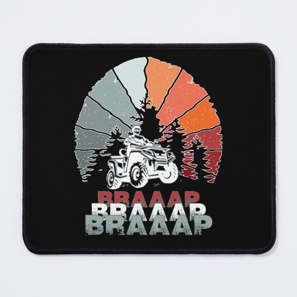 Item preview, ATV Quad Biker Four Wheeler Winter Sports Mountain BRAAAP designed and sold by Rabbitti.