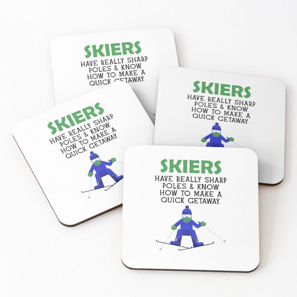 Item preview, Funny skier pun design designed and sold by gumdrop-go.