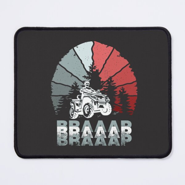 Item preview, ATV Quad Biker Four Wheeler Winter Sports Mountain BRAAAP designed and sold by Rabbitti.