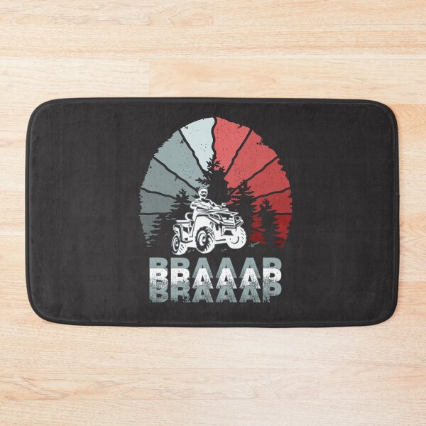 Item preview, ATV Quad Biker Four Wheeler Winter Sports Mountain BRAAAP designed and sold by Rabbitti.