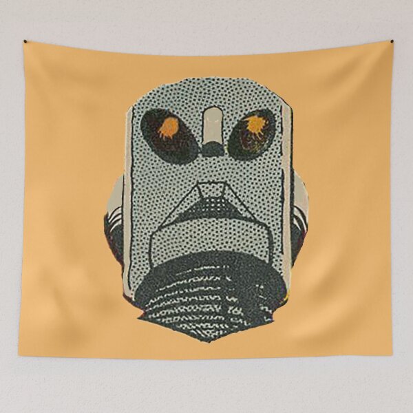 Item preview, Robot, robot head, comic robot head, cartoon robot designed and sold by Nostrathomas66.