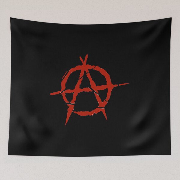 Item preview, Anarchy red anarchy symbol designed and sold by The High Desert Homestead.