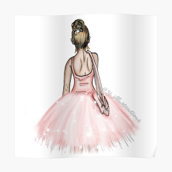 Ballerina Sparkle Poster