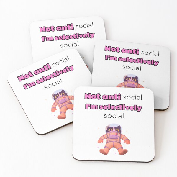 Item preview, Not antisocial I'm selectively social designed and sold by Mechanical-Artt.