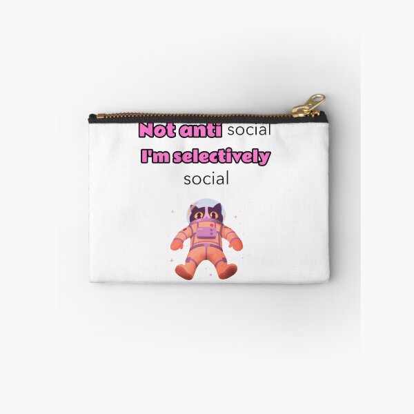 Item preview, Not antisocial I'm selectively social designed and sold by Mechanical-Artt.