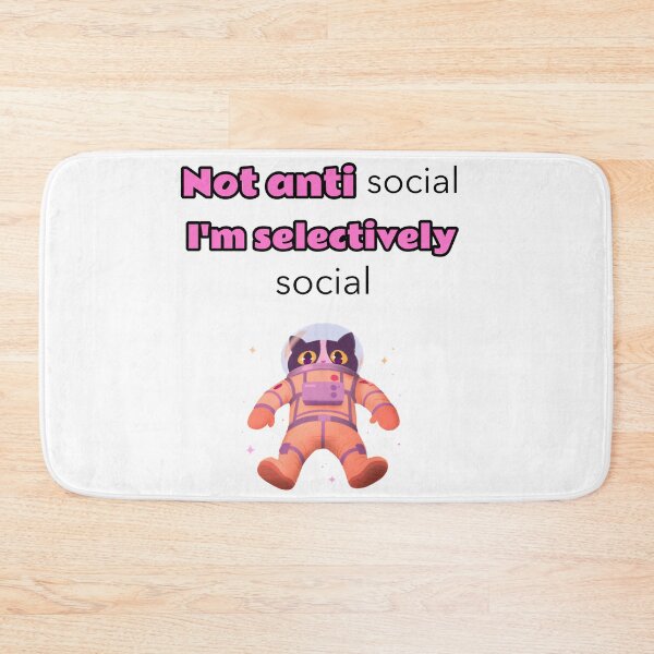 Item preview, Not antisocial I'm selectively social designed and sold by Mechanical-Artt.