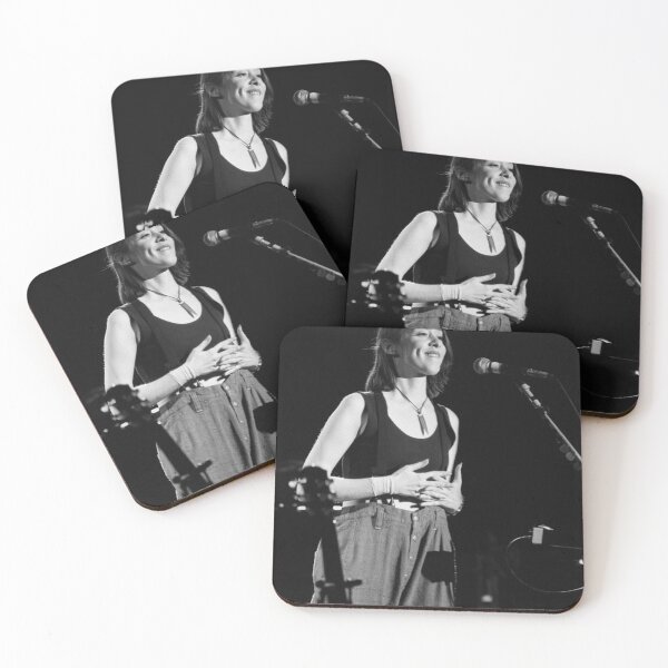 Item preview, Suzanne Vega BW Photograph designed and sold by ConcertImages.