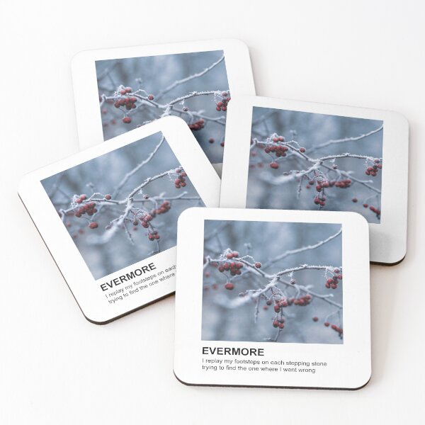 Item preview, Taylor Swift Evermore Lyrics Photo Card designed and sold by lentils.