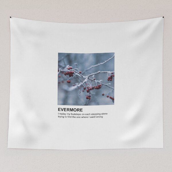 Item preview, Taylor Swift Evermore Lyrics Photo Card designed and sold by lentils.