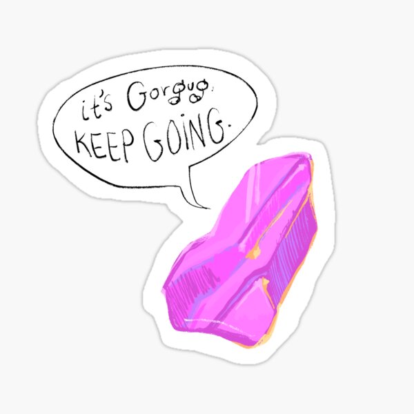 gorgug’s message - dimension 20 Sticker