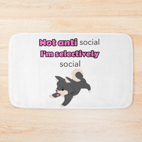 Item preview, Not antisocial I'm selectively social designed and sold by Mechanical-Artt.